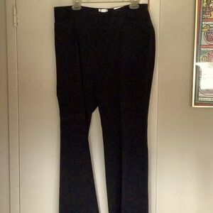 Black slacks, Chico ultimate fit Metro style.